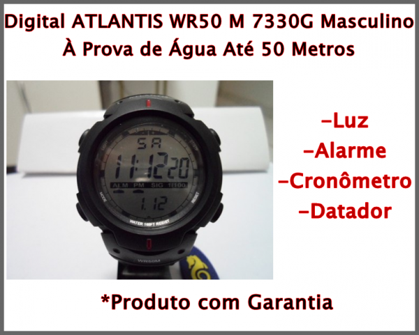 Relógio Masculino Atlantis