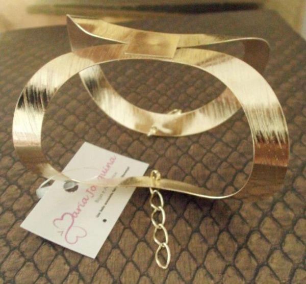 Bracelete Vazado Dourado
